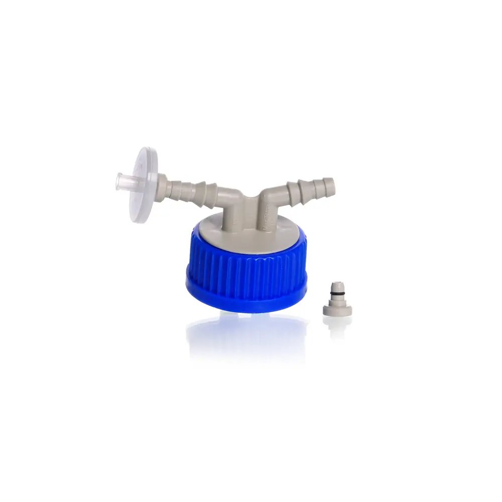 DWK Life Sciences 293102807 New Cap Pp GL45 W/2 Hose Barb 6-9Mm Epd, DURAN