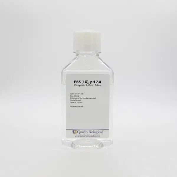QBI 114-058-101CS 1X PBS, pH 7.4, w/o Ca & Mg, 10 x 500 mL/Unit Primary Image