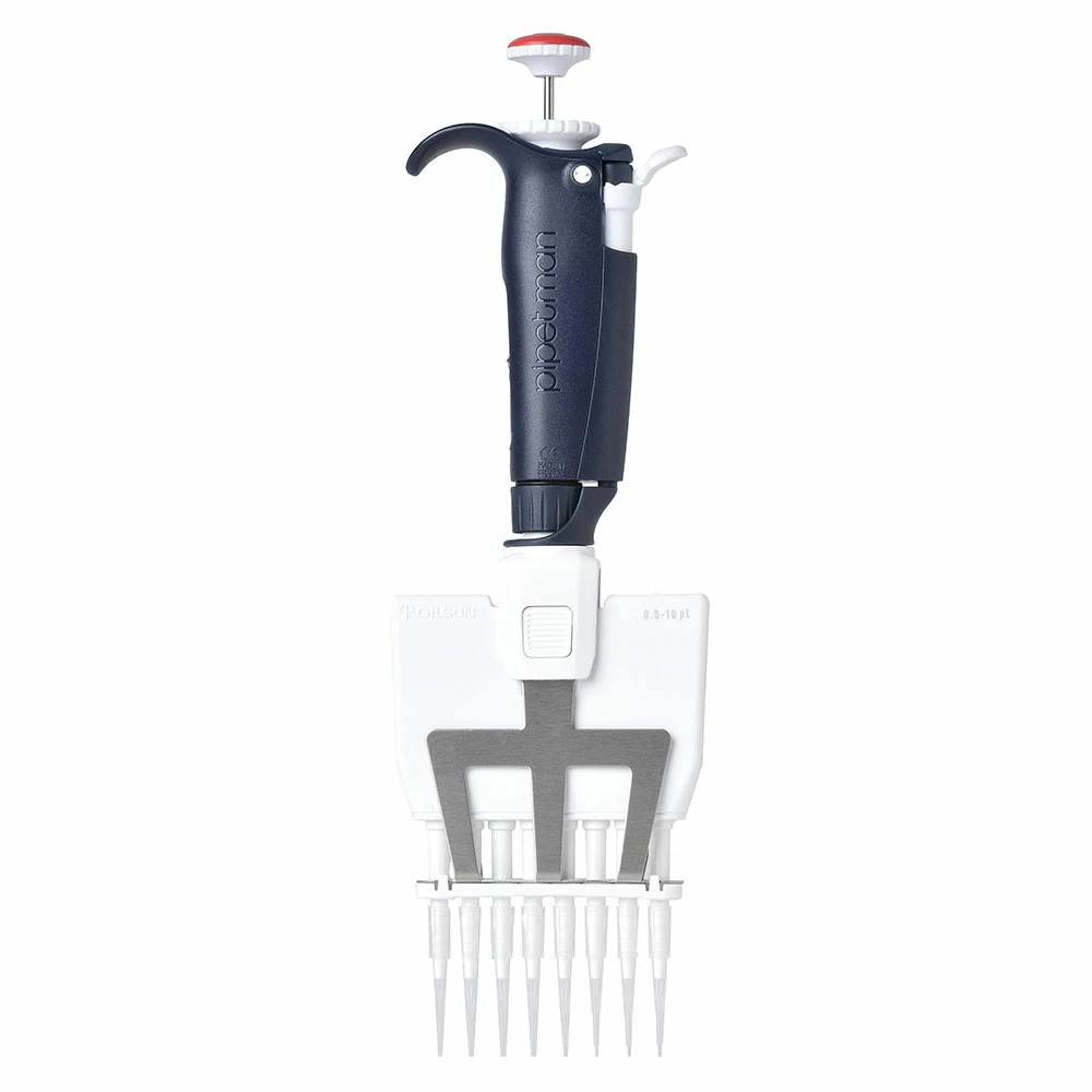 Gilson FA10013T PIPETMAN L P8x10L (Trade-In), 8 Channel, 0.5 - 10ul, 1 Pipettor/Unit primary image