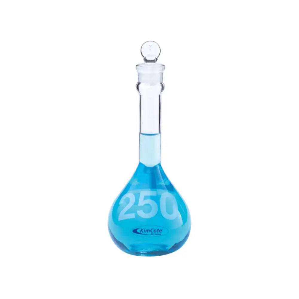 DWK Life Sciences KC92812G-2000 Flask,Vol,Hd,Wm,Clr,Glass,Kimcote,2Liter, KIMBLE